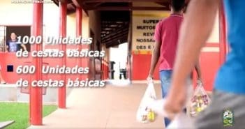 Tucumã recebe cestas básicas e realiza distribuição