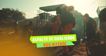 Obras a Todo Vapor – Asfalto de Qualidade – Rua Niterói.
