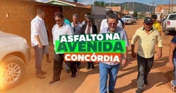 OBRAS A TODO VAPOR – ASFALTO NA AVENIDA CONCÓRDIA